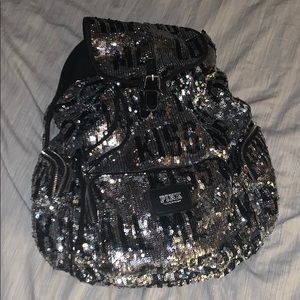 Glittery backpack